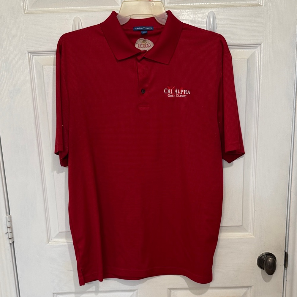 Port Authority Classic Red Polo Shirt